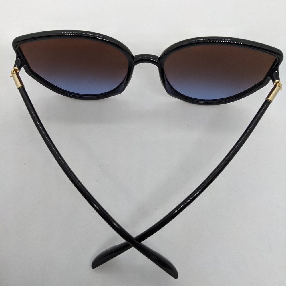 CHRISTIAN DIOR SoStellaire4 cat eye women's sunglasses -BLACK WITH CASE - Picture 6 of 15